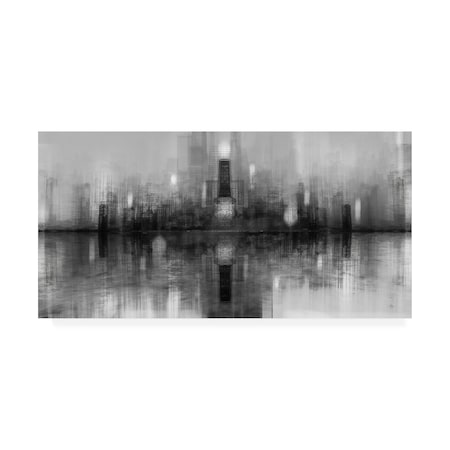 Carmine Chiriaco 'Chicago Skyline Double Exposure' Canvas Art,10x19